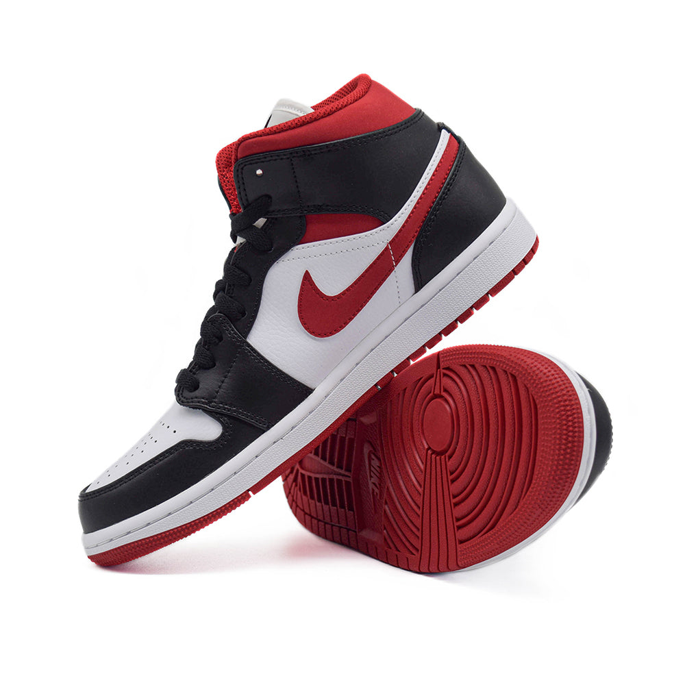 Air Jordan 1 Mid 'Gym Red' Black White